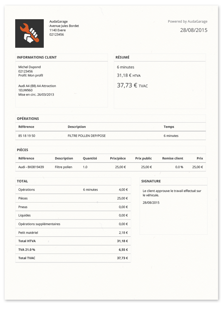 Aperçu de la fiche atelier